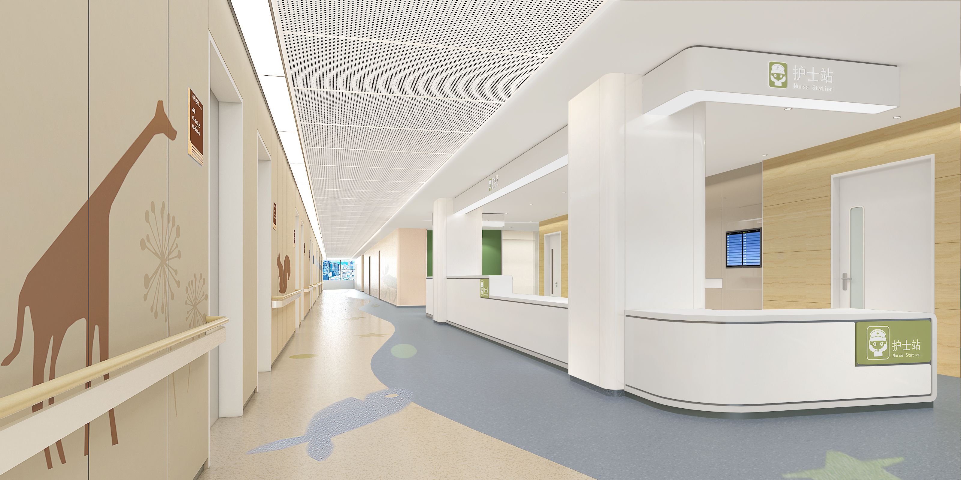 儿童走道 - 医院环境 - 丹阳市人民医院