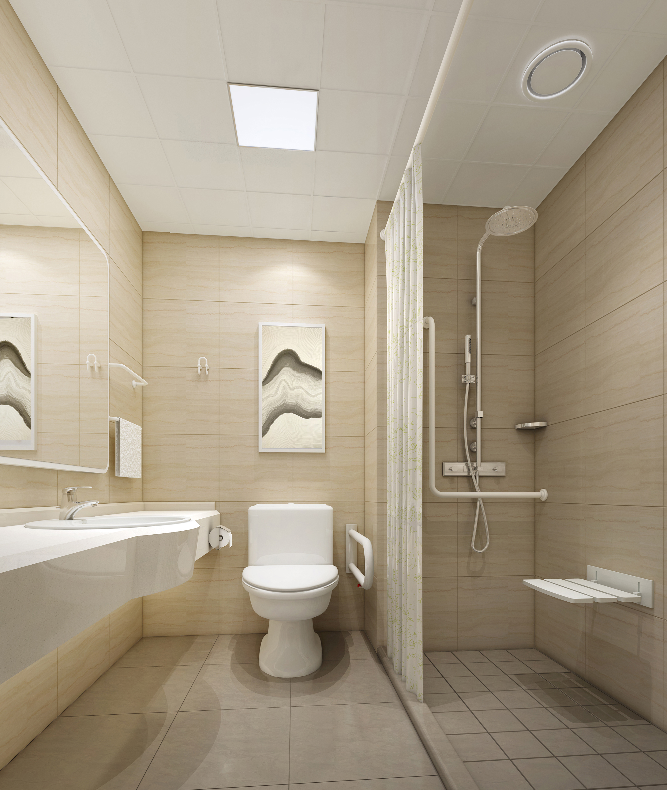 标准病房卫生间 - 医院环境 - 丹阳市人民医院